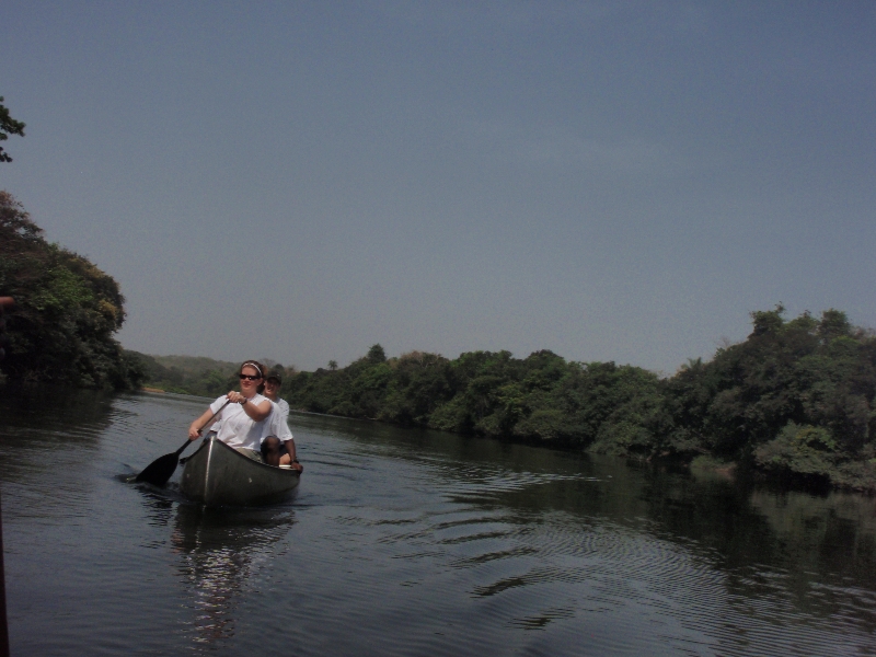 Canoeing in Sierra Leone