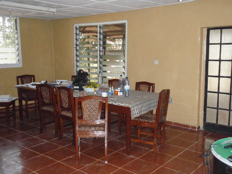 Dinner Table for Volunteers in West Africa