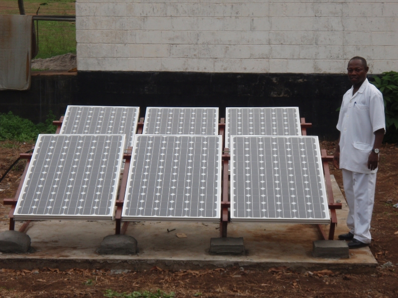 Hospital Solar at Kamakwie Wesleyan Hospital