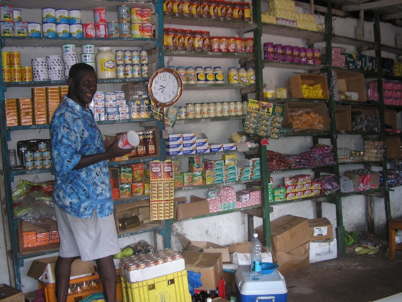 Kamakwie Supermarket in Sierra Leone