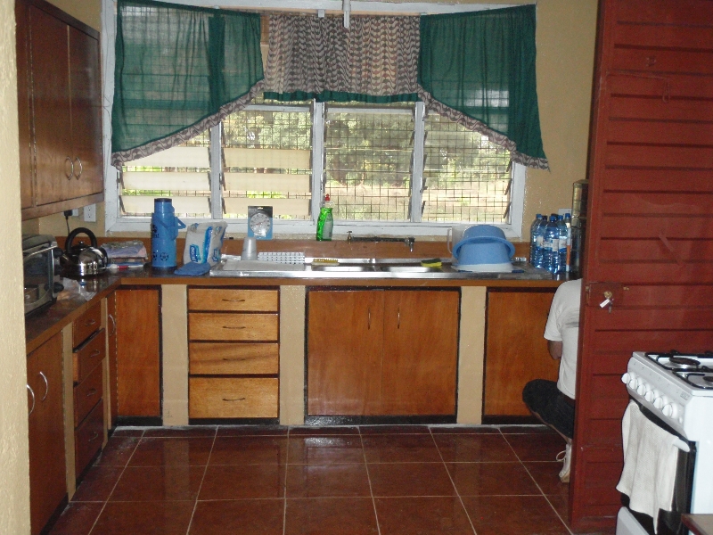 Kitchen View for Volunteers in West Africa