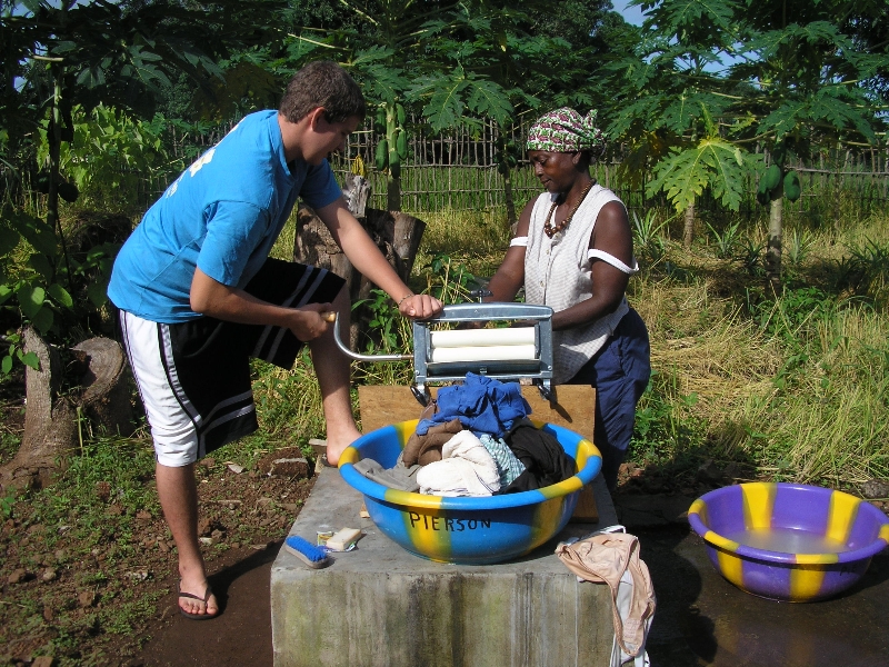 Laundry at the Mission House in Sierra Leone