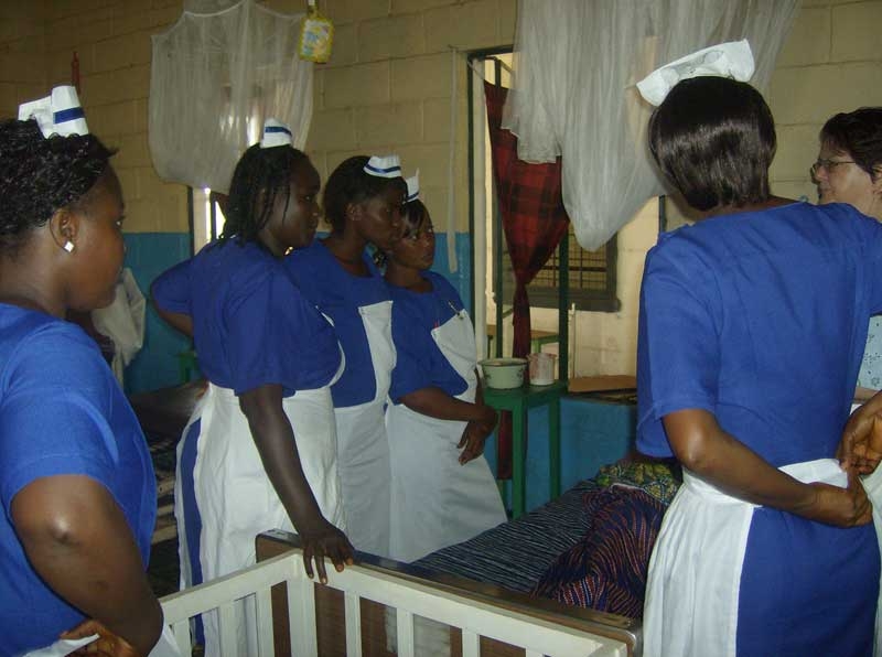 Teaching Nursing Students in West Africa