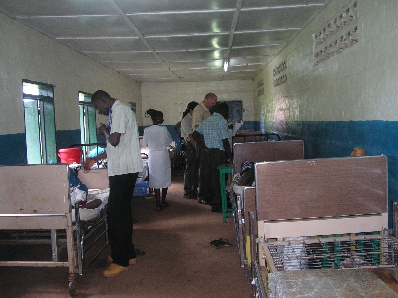 Women's ward at West African hospital
